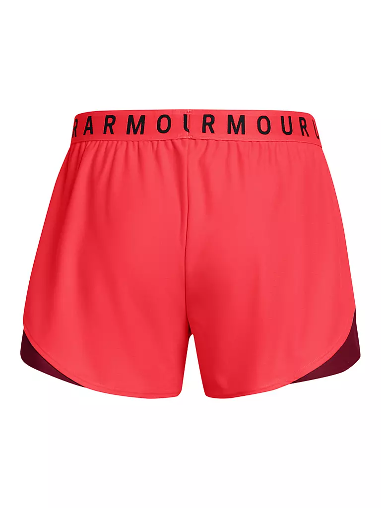 UNDER ARMOUR | Damen Fitnessshort UA Play Up 3.0 | Rouge