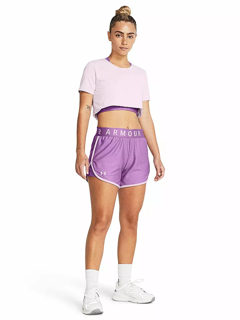 UNDER ARMOUR | Damen Fitnessshort UA Play Up 5" | Lilas
