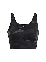 UNDER ARMOUR | Damen Fitnesstank  UA Meridian Fitted Printed Crop | Noir