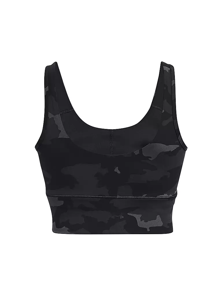 UNDER ARMOUR | Damen Fitnesstank  UA Meridian Fitted Printed Crop | Noir