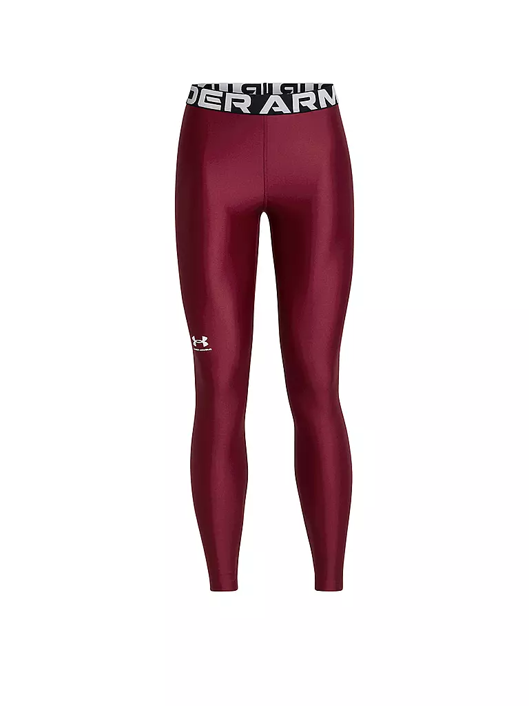 UNDER ARMOUR | Damen Fitnesstight HeatGear® Authentics | Rouge foncé