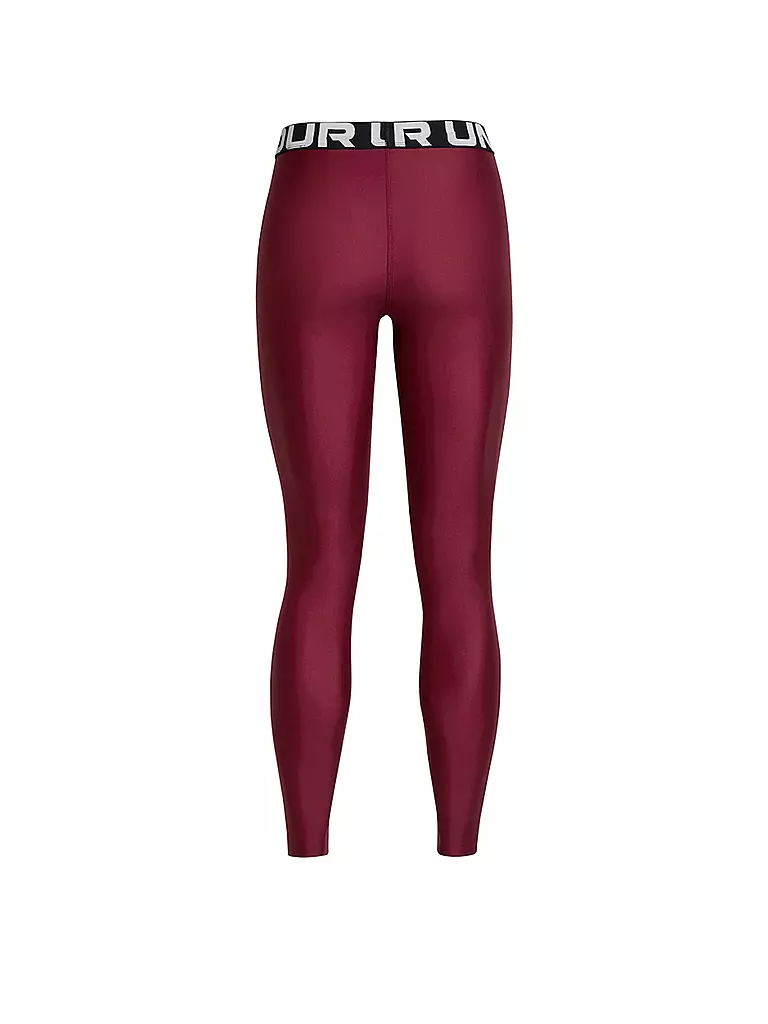 UNDER ARMOUR | Damen Fitnesstight HeatGear® Authentics | Rouge foncé