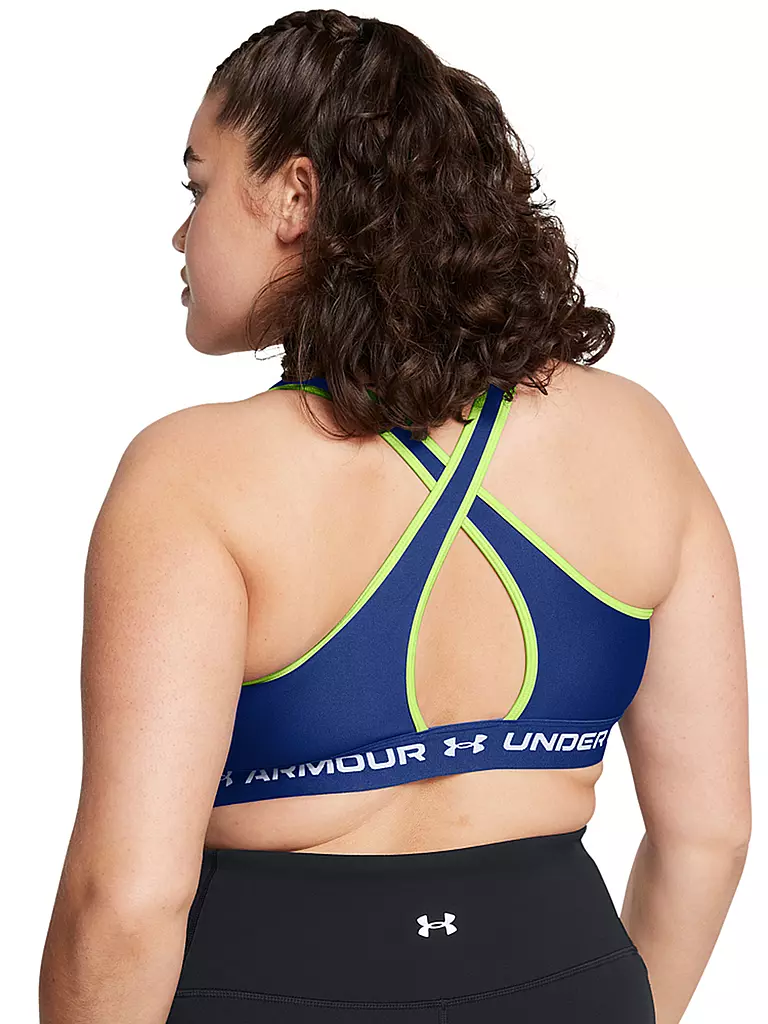 UNDER ARMOUR | Damen Sport-BH Armour® Crossback Medium Support | Bleu foncé