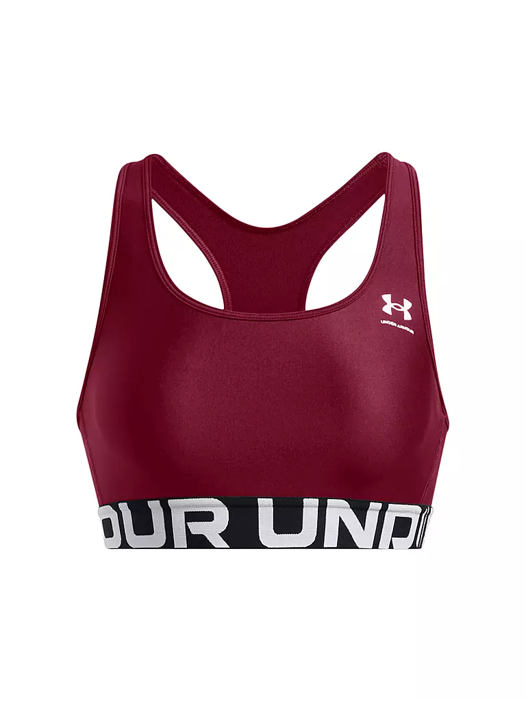 UNDER ARMOUR | Damen Sport-BH HeatGear® Armour Medium Support | Rouge foncé