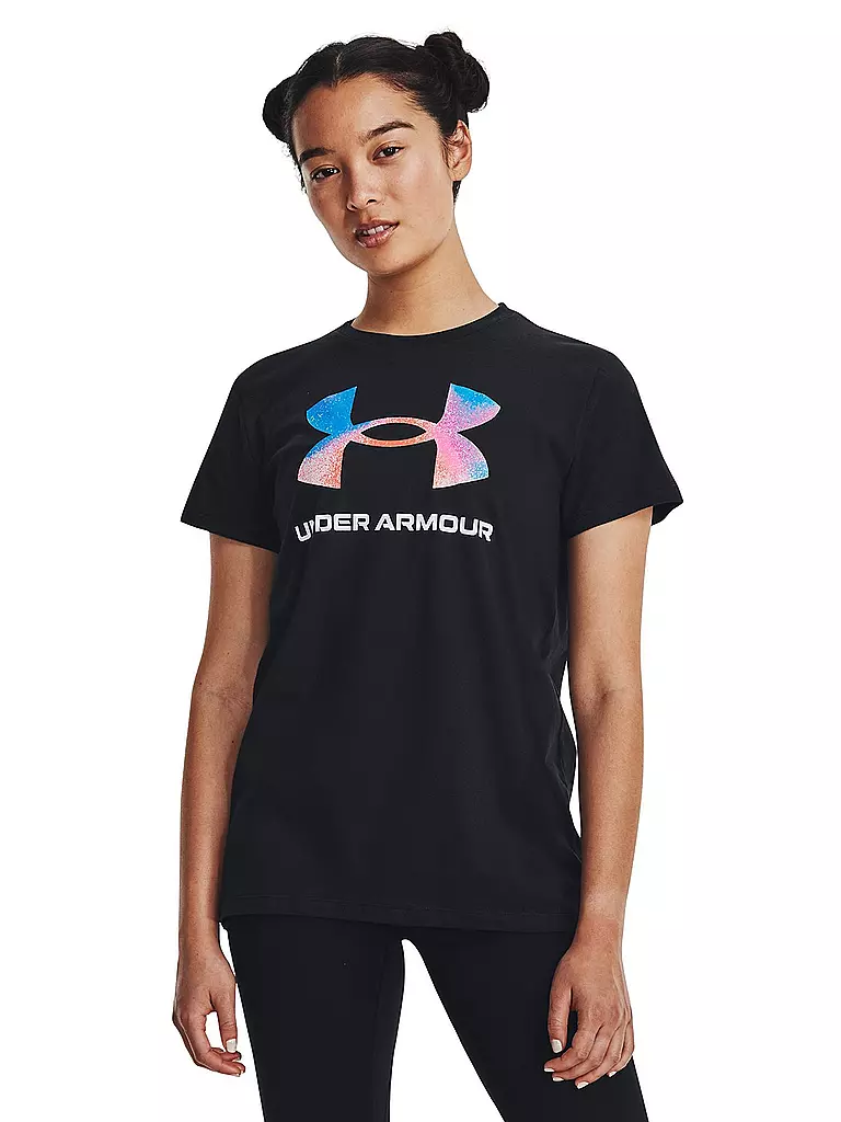 UNDER ARMOUR | Damen T-Shirt UA Sportstyle Grafik | Noir