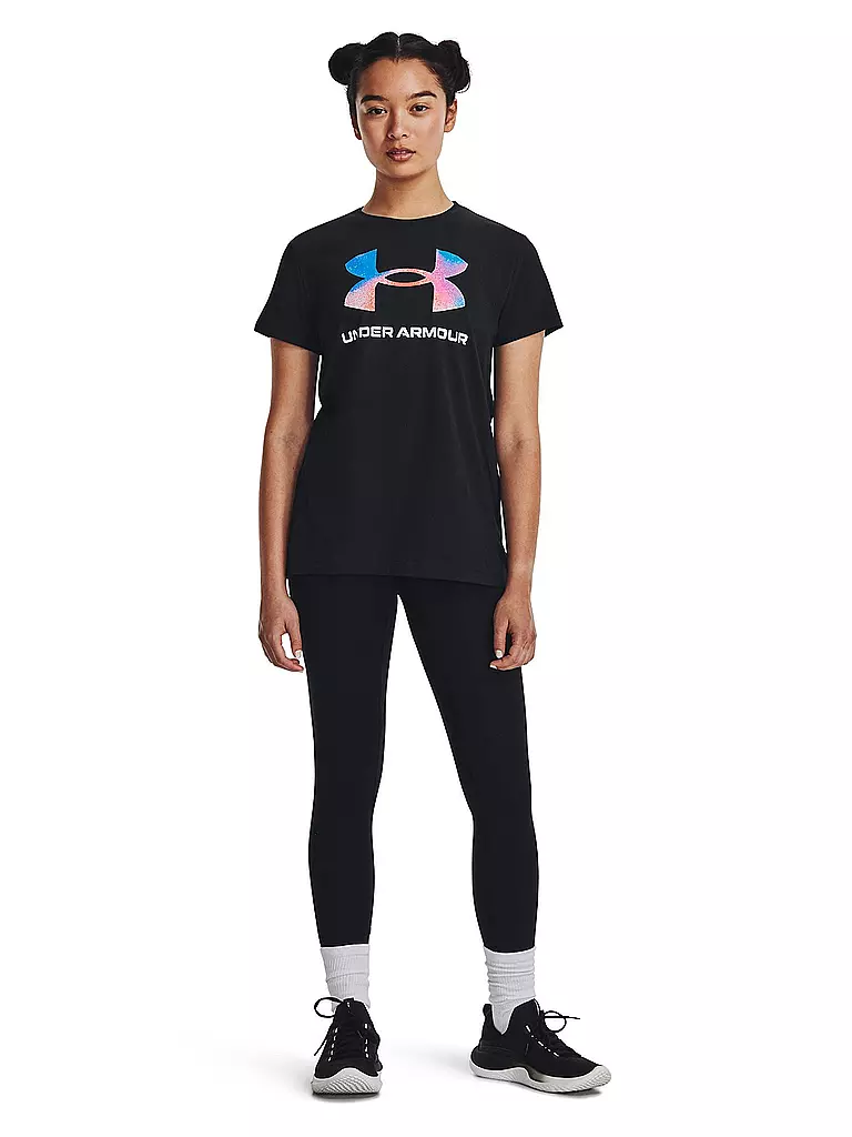 UNDER ARMOUR | Damen T-Shirt UA Sportstyle Grafik | Noir