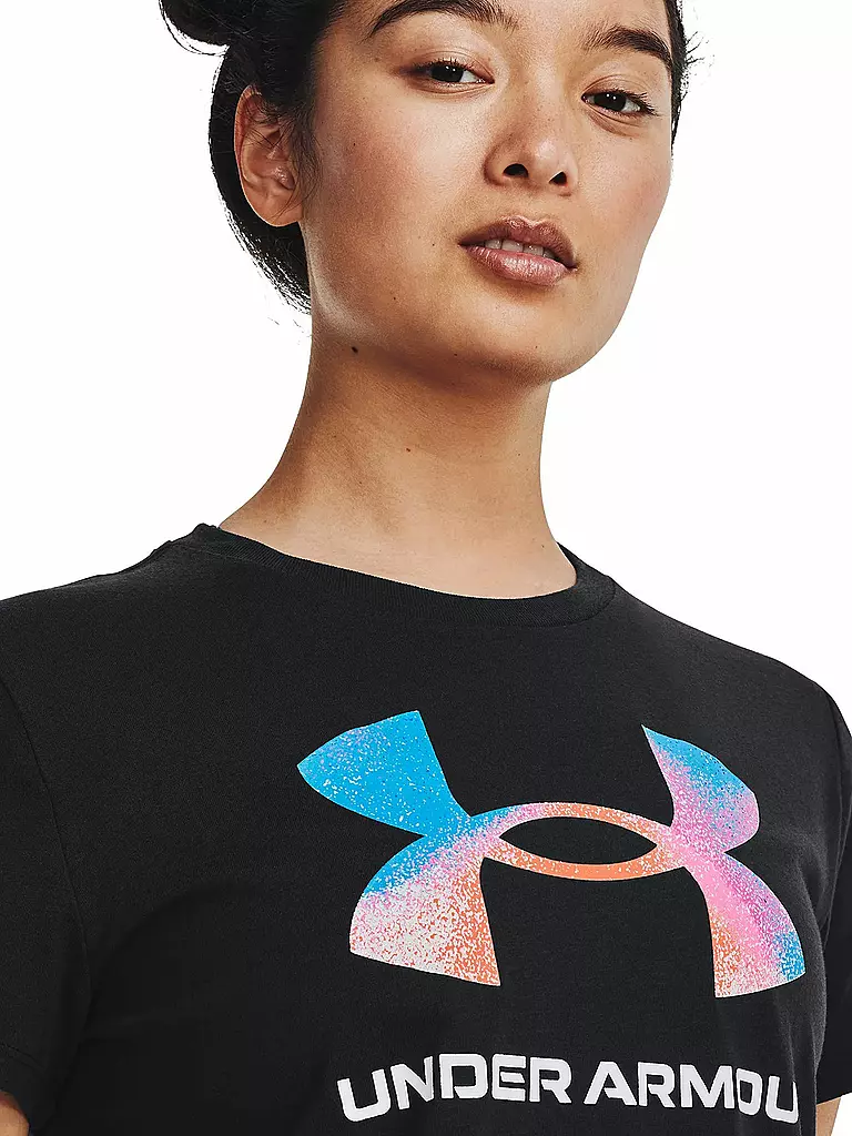 UNDER ARMOUR | Damen T-Shirt UA Sportstyle Grafik | Noir
