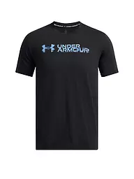 UNDER ARMOUR | Herren -Shirt Sliced Wordmark | Noir