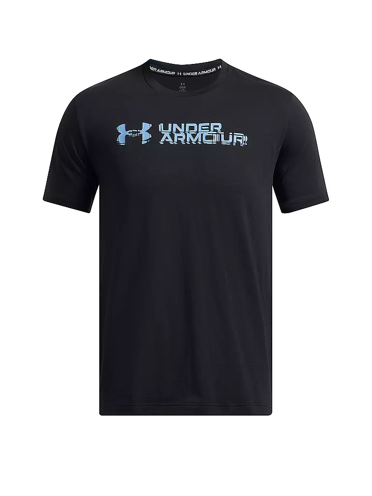 UNDER ARMOUR | Herren -Shirt Sliced Wordmark | Noir