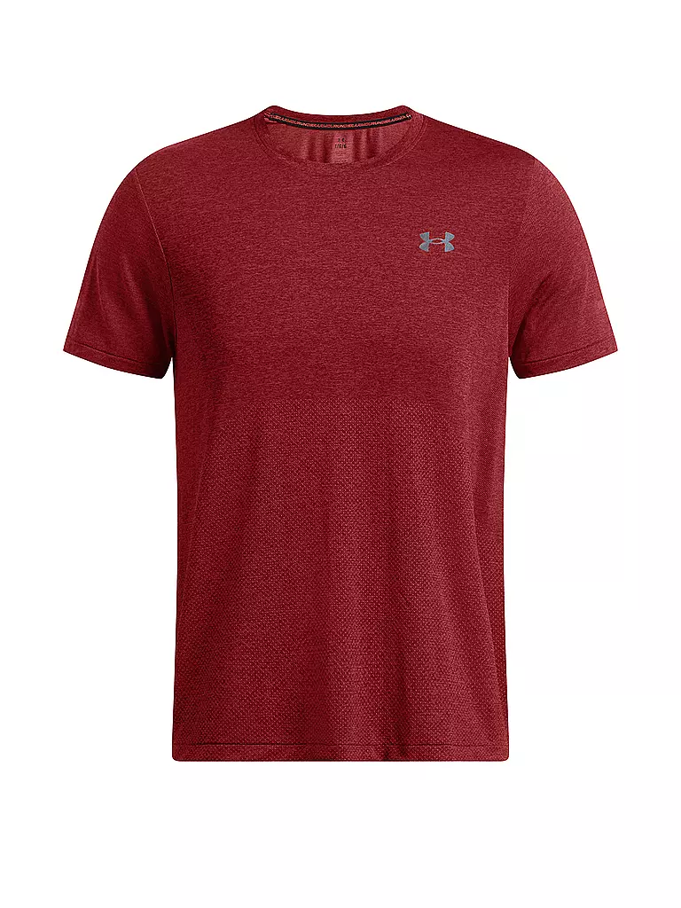 UNDER ARMOUR | Herren Fitnesshirt UA Seamless Stride | Rouge foncé