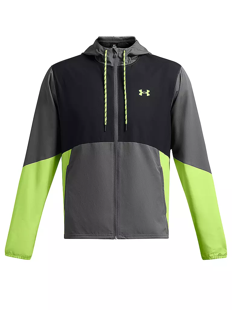 UNDER ARMOUR | Herren Fitnessjacke UA Legacy Windbreaker  | Gris