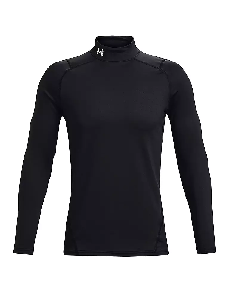 UNDER ARMOUR | Herren Fitnessshirt ColdGear® Fitted Mock | Noir