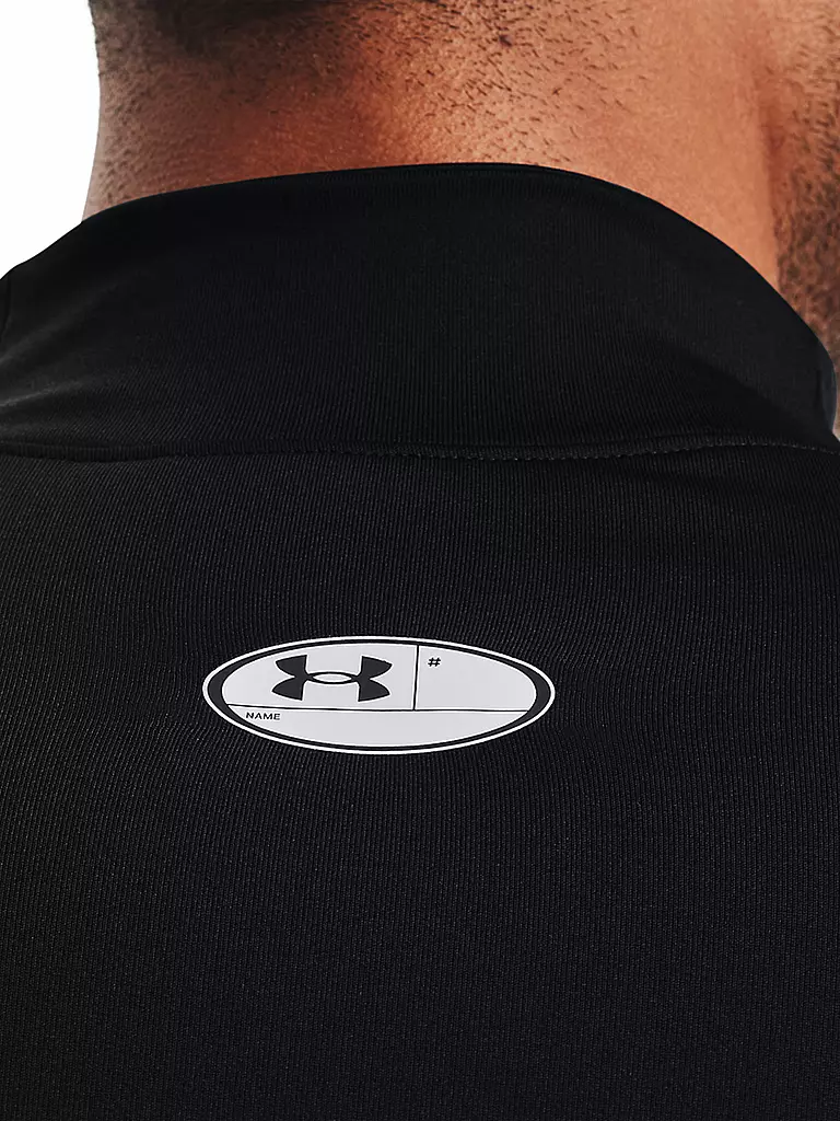 UNDER ARMOUR | Herren Fitnessshirt ColdGear® Fitted Mock | Noir