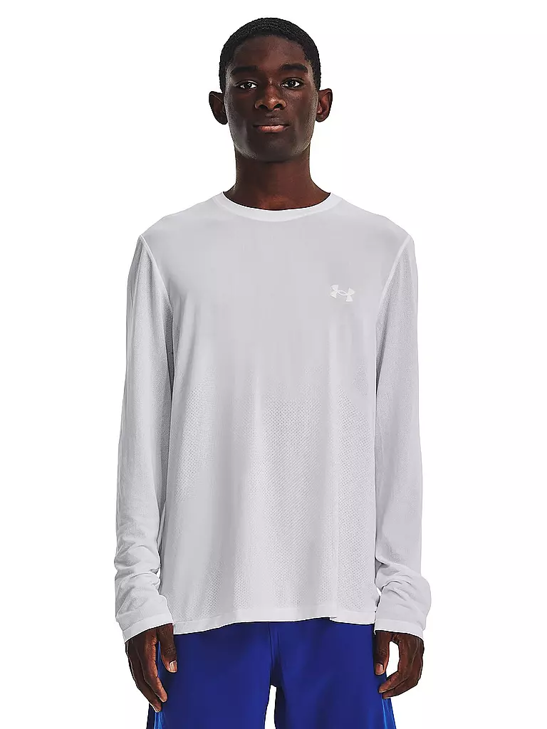 UNDER ARMOUR | Herren Fitnessshirt UA Seamless Stride | Blanc