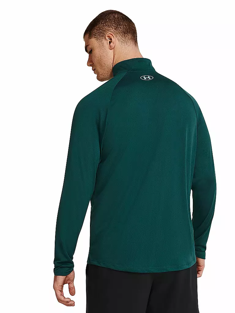 UNDER ARMOUR | Herren Fitnessshirt UA Tech™ Shirt mit ½-Zip | Pétrole