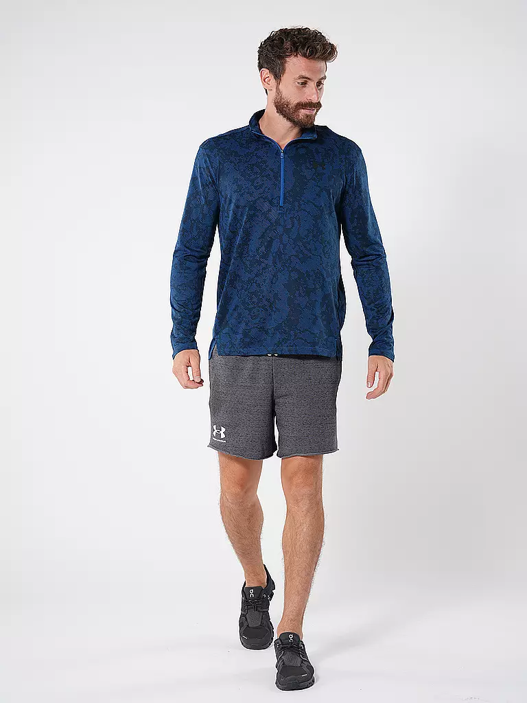 UNDER ARMOUR | Herren Fitnessshirt UA Tech™ Vent Geode mit ½ Zip | Bleu foncé