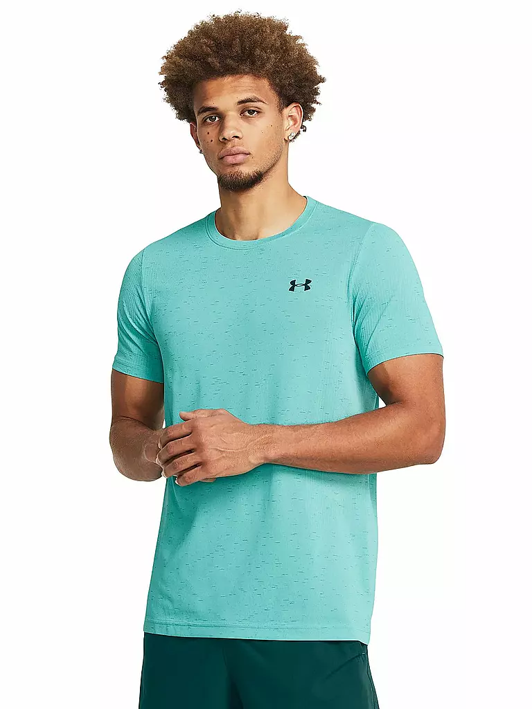 UNDER ARMOUR | Herren Fitnessshirt UA Vanish Seamless | Turquoise