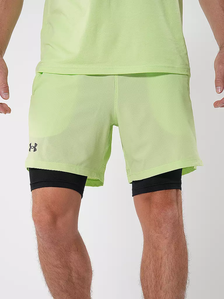 UNDER ARMOUR | Herren Fitnessshort UA Vanish Woven 2-in-1 | Vert