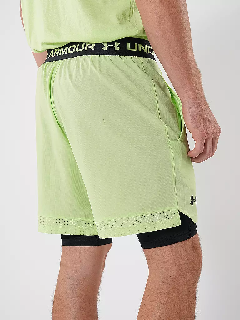 UNDER ARMOUR | Herren Fitnessshort UA Vanish Woven 2-in-1 | Vert