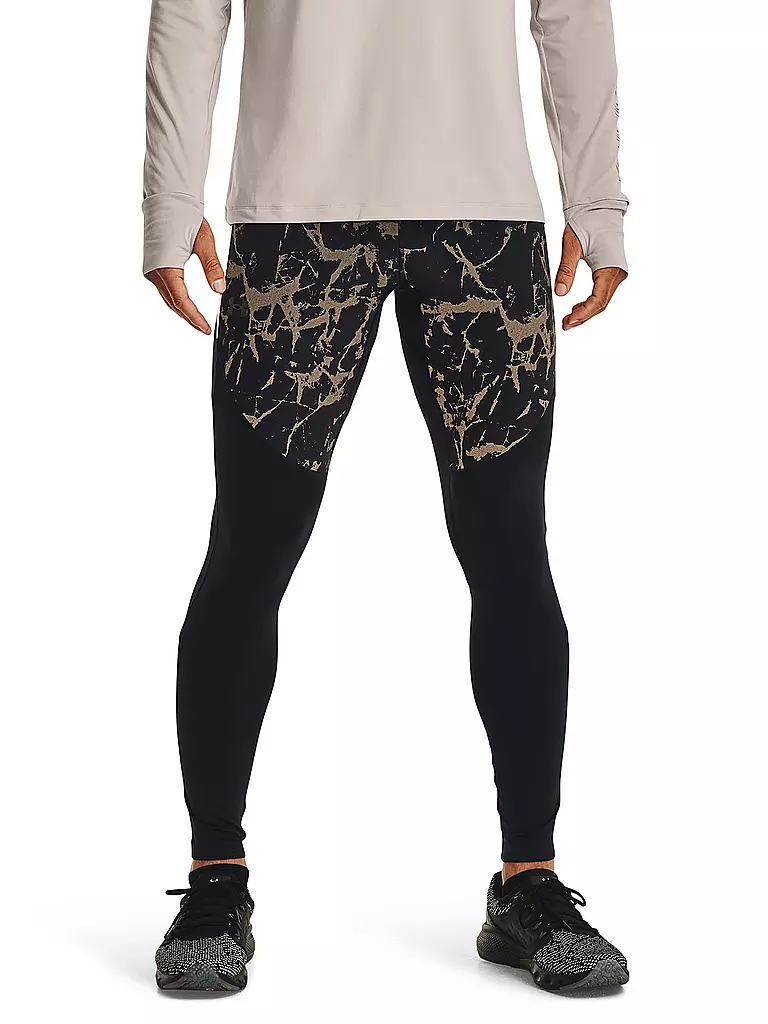 UNDER ARMOUR | Herren Fitnesstight UA OutRun the Cold | Noir