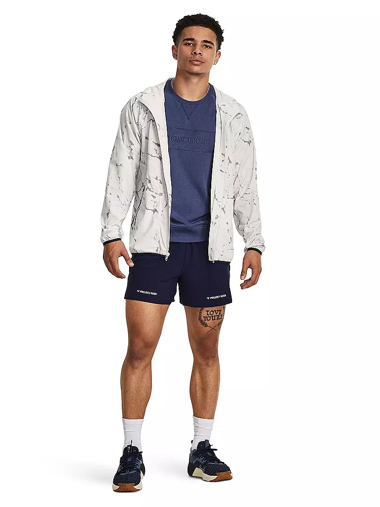 UNDER ARMOUR | Herren Jacke Project Rock Unstoppable | Blanc