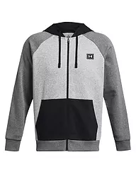 UNDER ARMOUR | Herren Jacke UA Rival Fleece Colorblock  | Gris