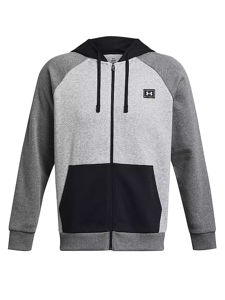 UNDER ARMOUR | Herren Jacke UA Rival Fleece Colorblock  | Gris