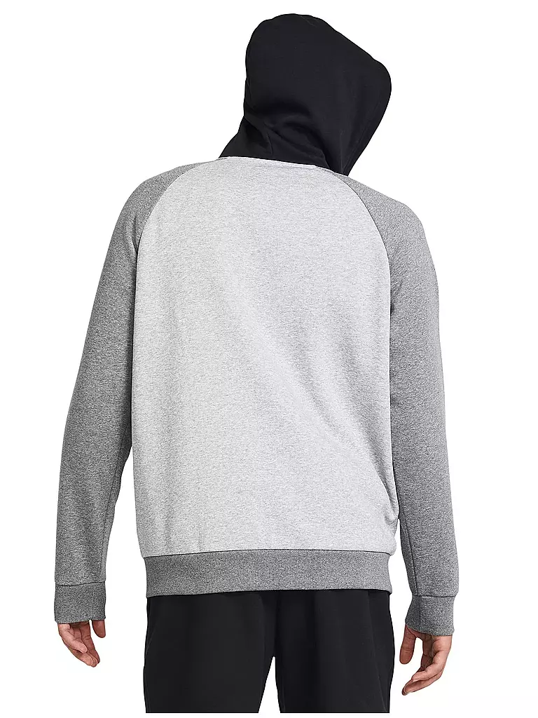 UNDER ARMOUR | Herren Jacke UA Rival Fleece Colorblock  | Gris