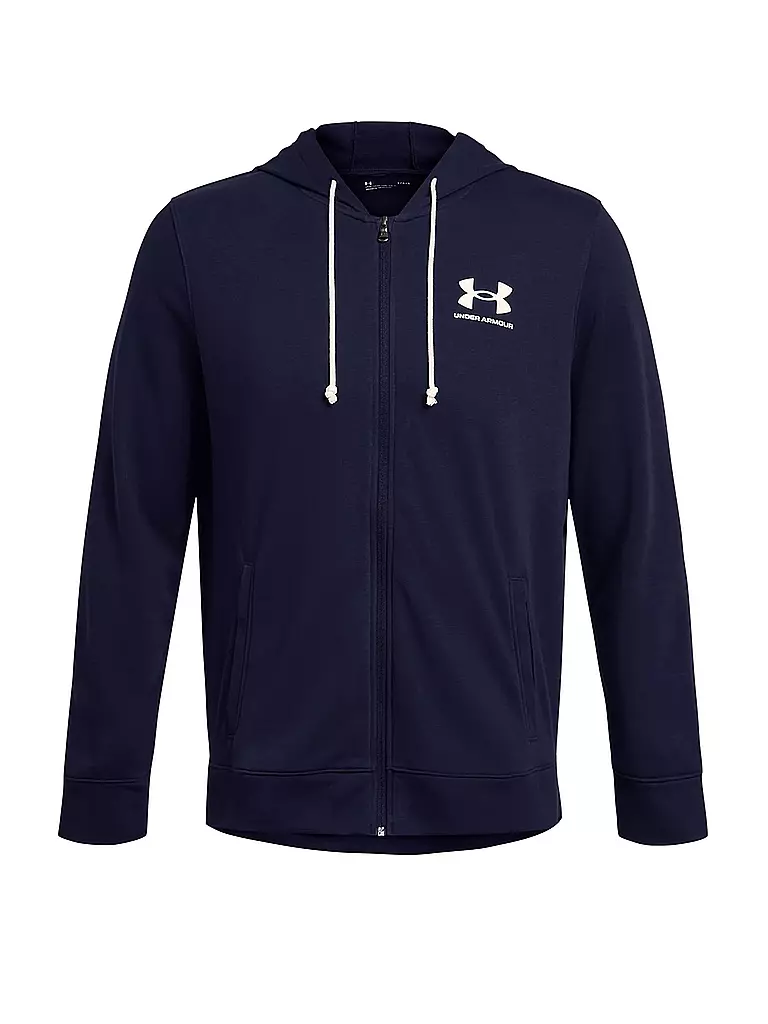 UNDER ARMOUR | Herren Kapuzenpullover UA Rival Terry | Bleu foncé