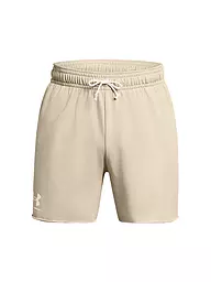 UNDER ARMOUR | Short UA Rival French Terry pour homme | Camel