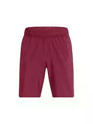UNDER ARMOUR | Short UA Woven Wordmark pour homme | Rouge foncé