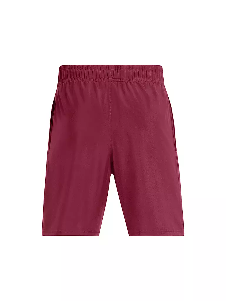 UNDER ARMOUR | Herren Short UA Woven Wordmark | Rouge foncé