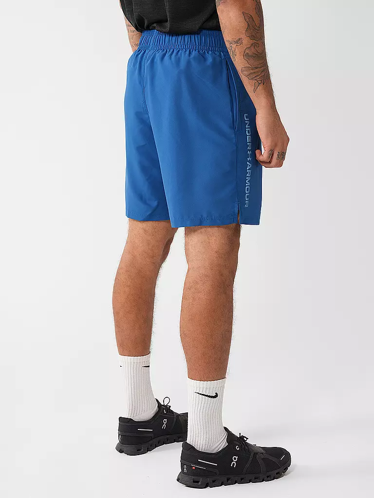 UNDER ARMOUR | Herren Short UA Woven Wordmark | Bleu