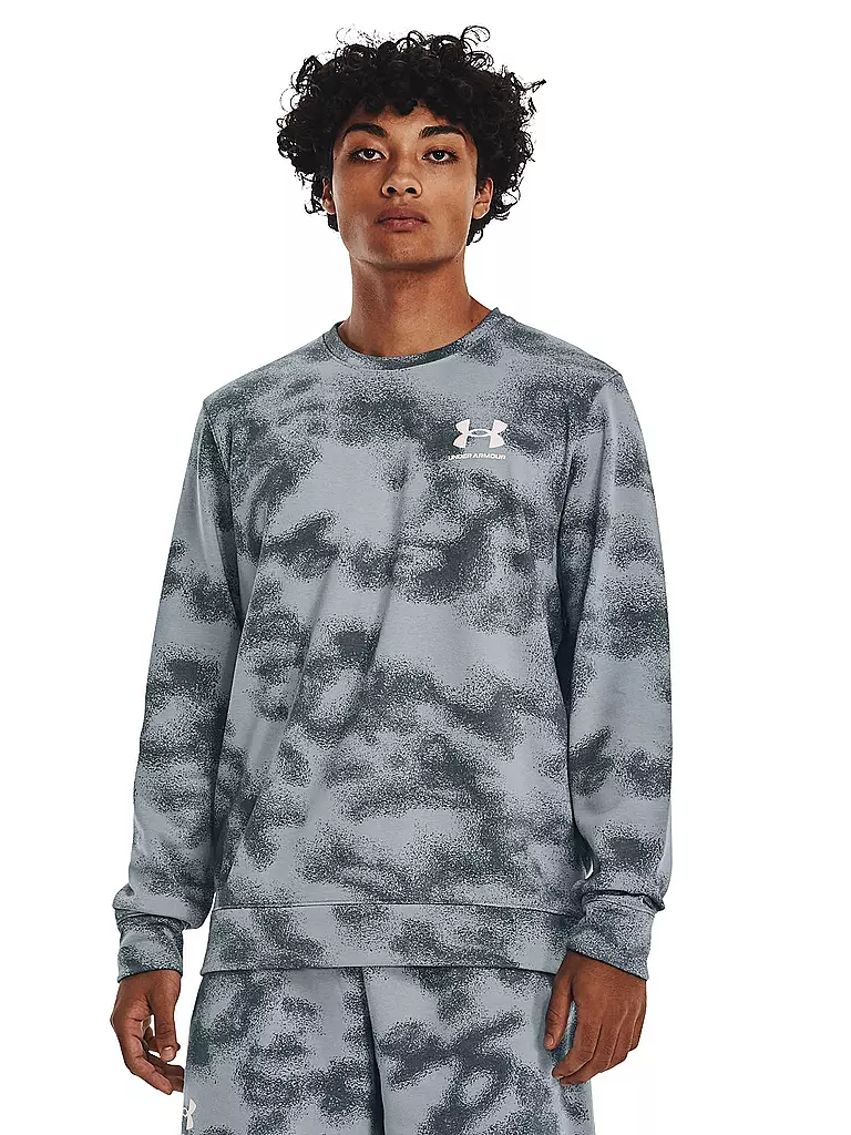 UNDER ARMOUR | Herren Sweater UA Rival Terry Crew | Bleu clair