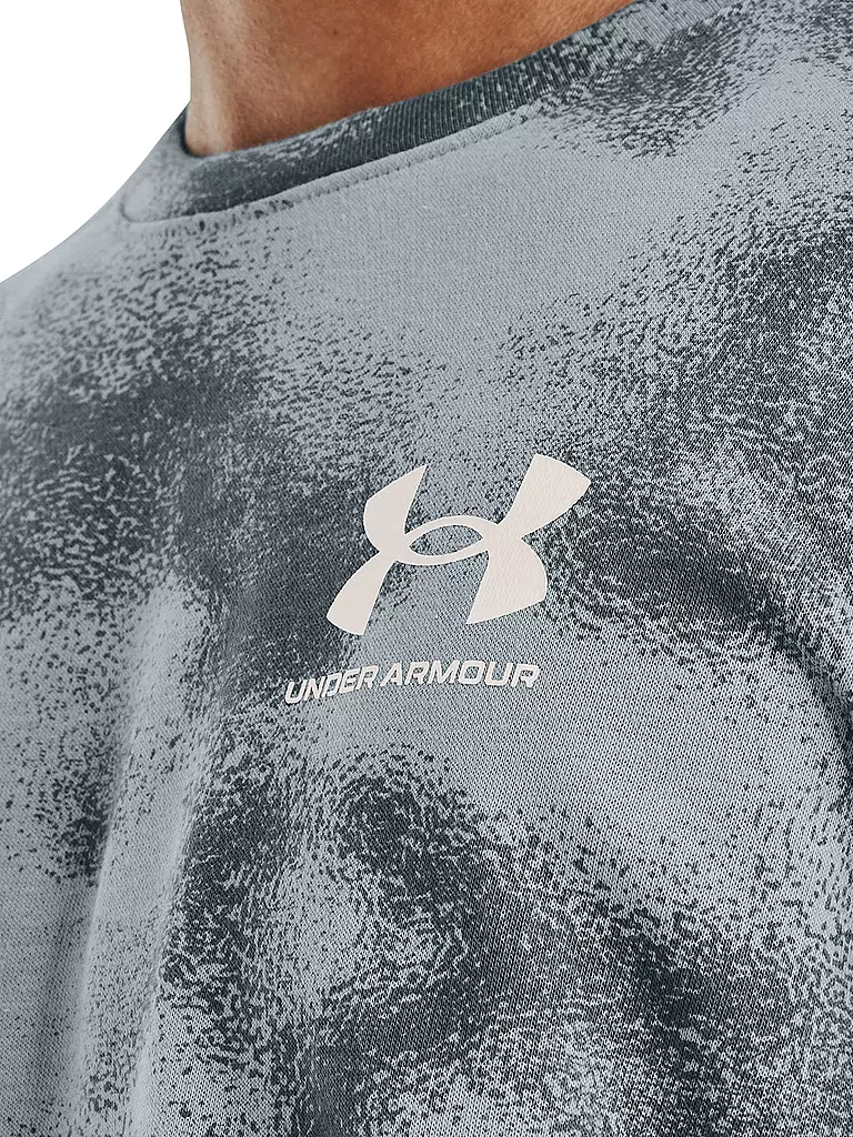 UNDER ARMOUR | Herren Sweater UA Rival Terry Crew | Bleu clair