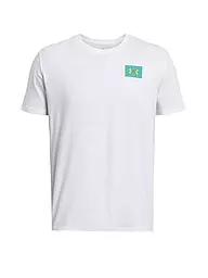 UNDER ARMOUR | Herren T-Shirt UA Color Block | Blanc