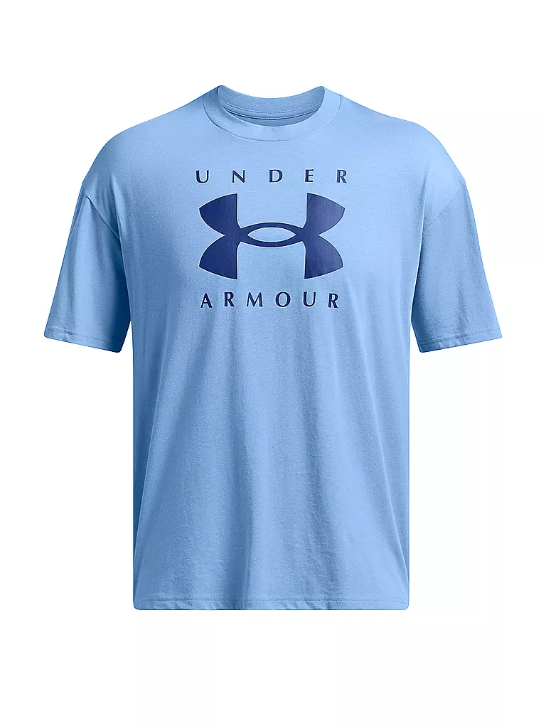 UNDER ARMOUR | Herren T-Shirt UA Heavyweight Branded | Bleu clair