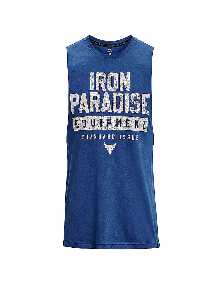 UNDER ARMOUR | Herren Tank Project Rock Ground | Bleu