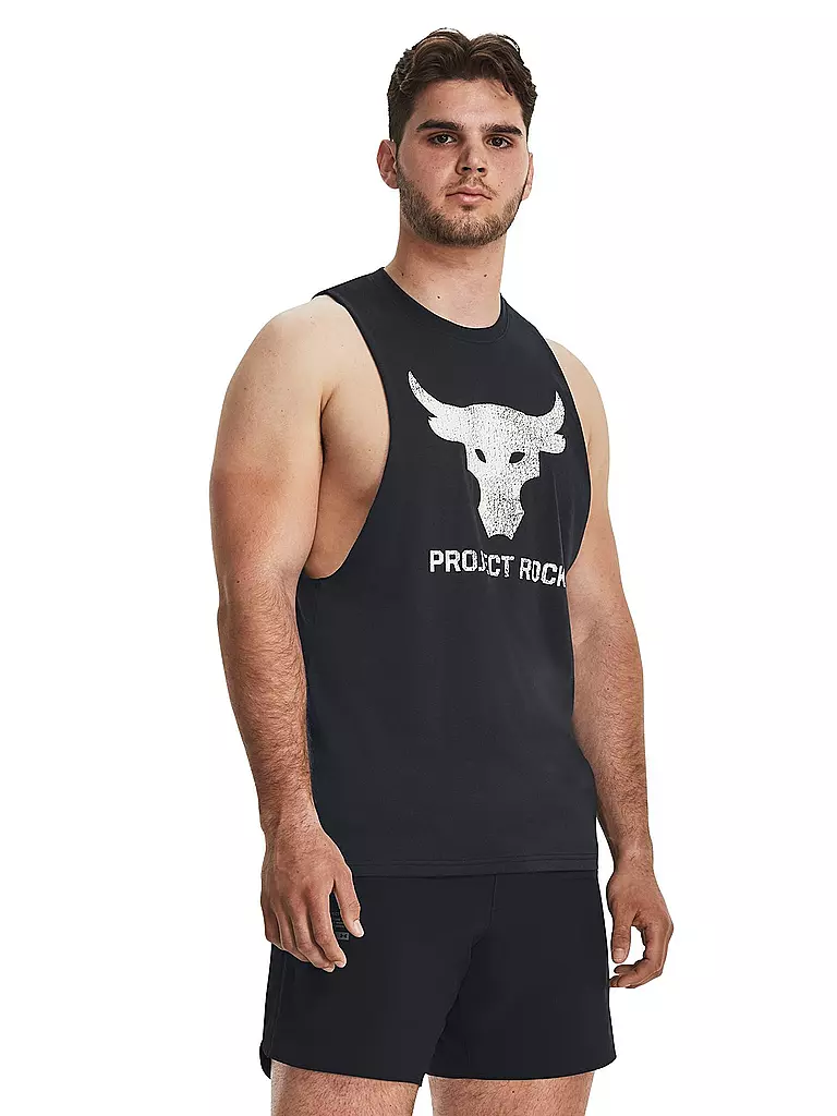 UNDER ARMOUR | Herren Tank Rock Brahma Bull | Noir