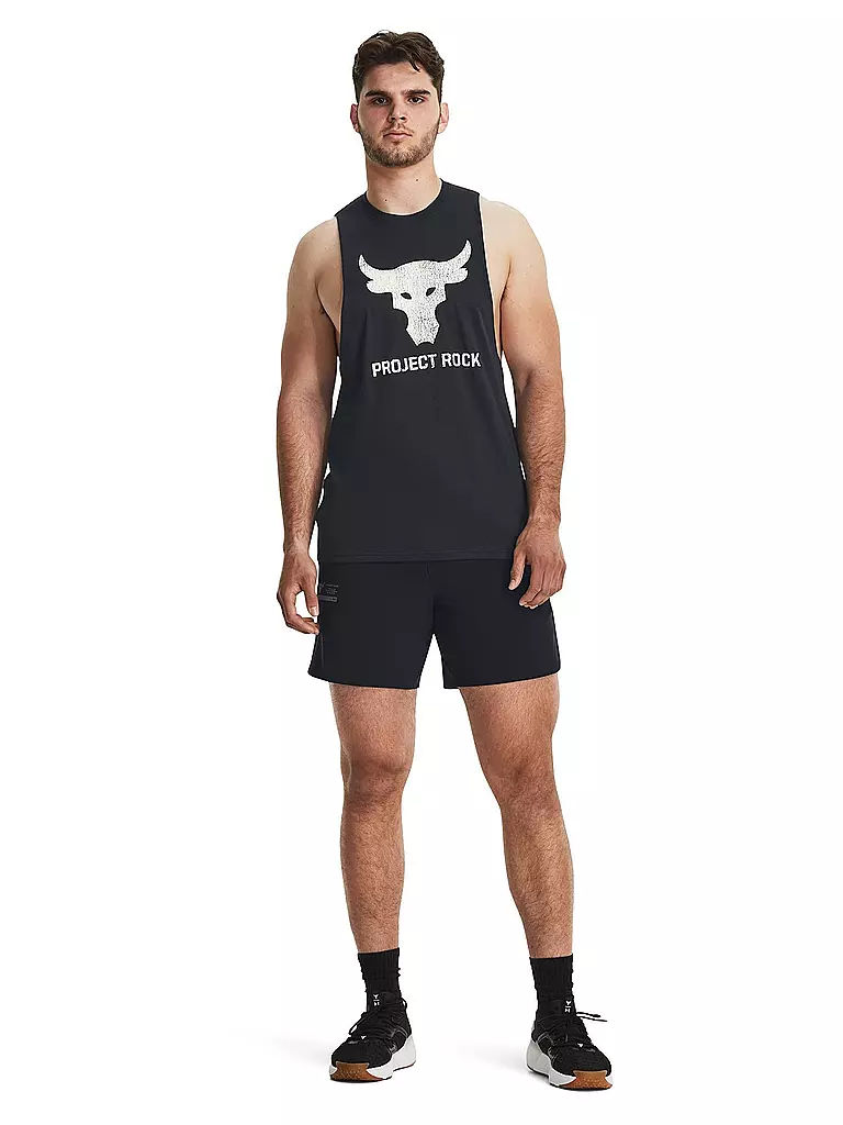 UNDER ARMOUR | Herren Tank Rock Brahma Bull | Noir