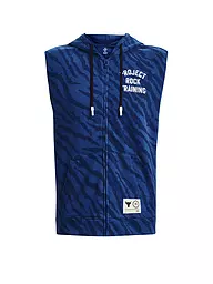 UNDER ARMOUR | Herren Weste Project Rock Rival Print ärmellos | Bleu