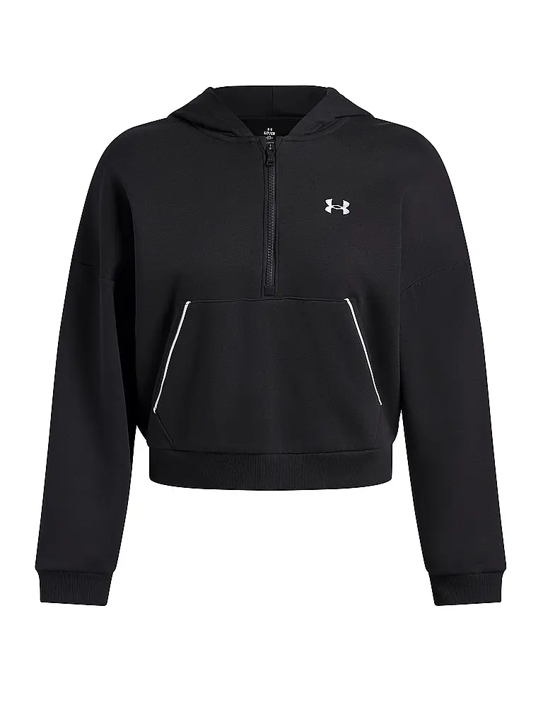 UNDER ARMOUR | Hoodie Femme UA Rival Fleece Piped | Noir