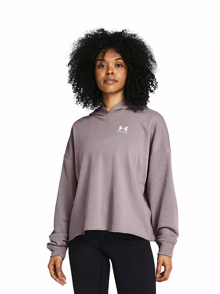 UNDER ARMOUR | Hoodie Femme UA Rival Terry Oversize | Gris