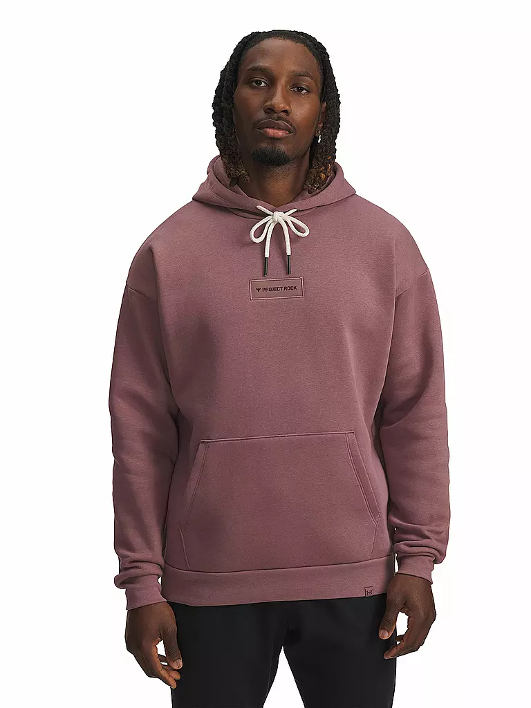 UNDER ARMOUR | Hoodie homme Project Rock Icon | Corail