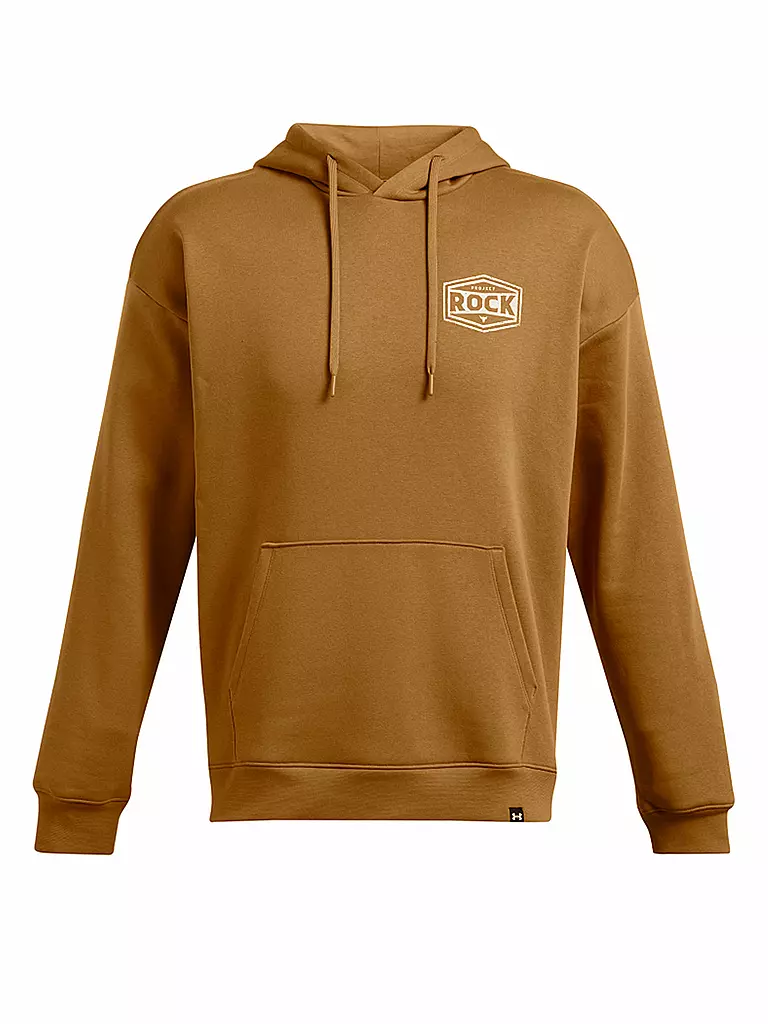 UNDER ARMOUR | Hoodie homme The Rock icon FLC | Moutarde