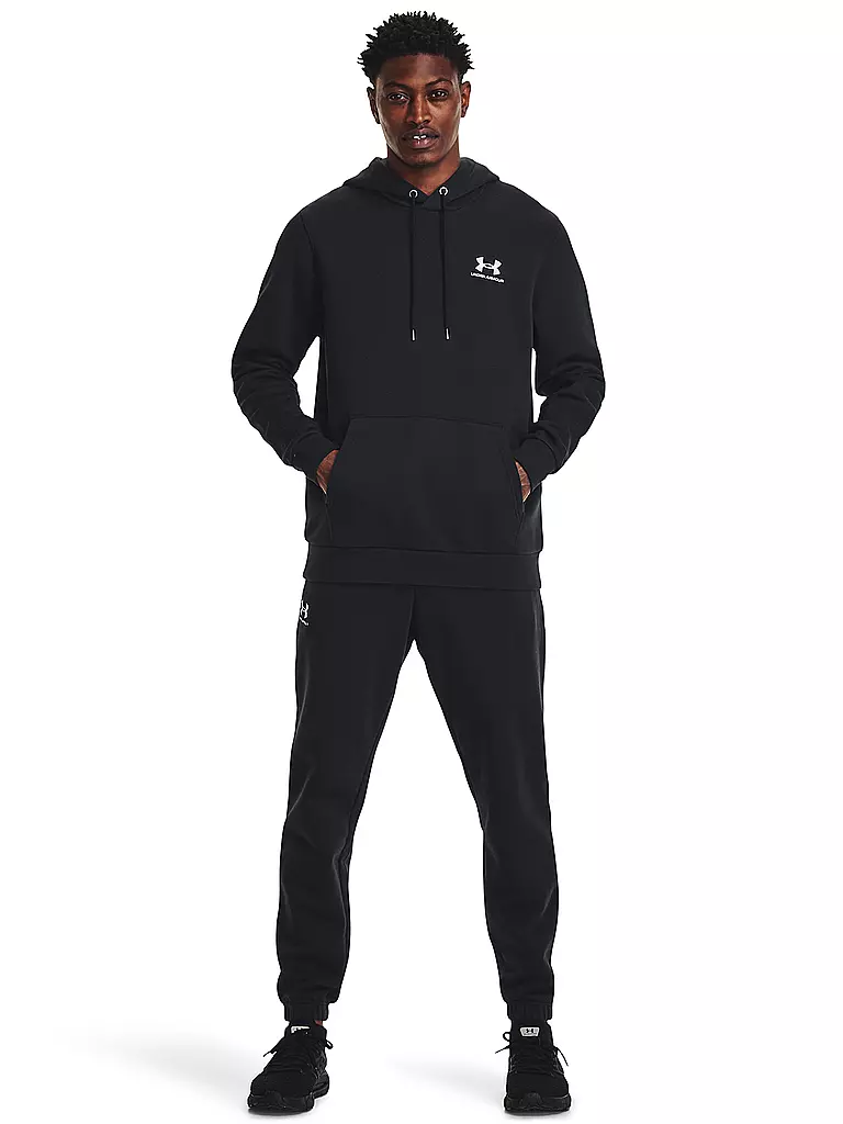 UNDER ARMOUR | Hoodie Homme UA Essential Fleece | Noir