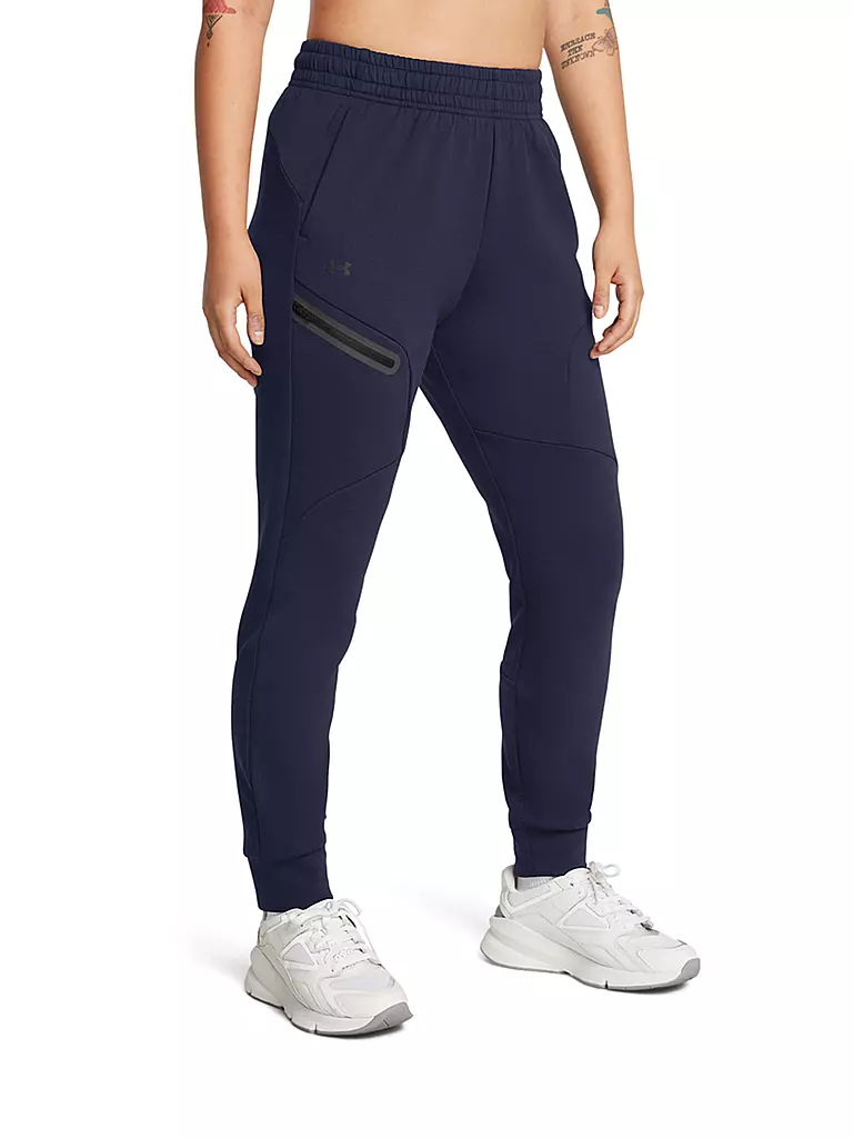 UNDER ARMOUR | Jogging UA Unstoppable Fleece pour femme | Bleu foncé