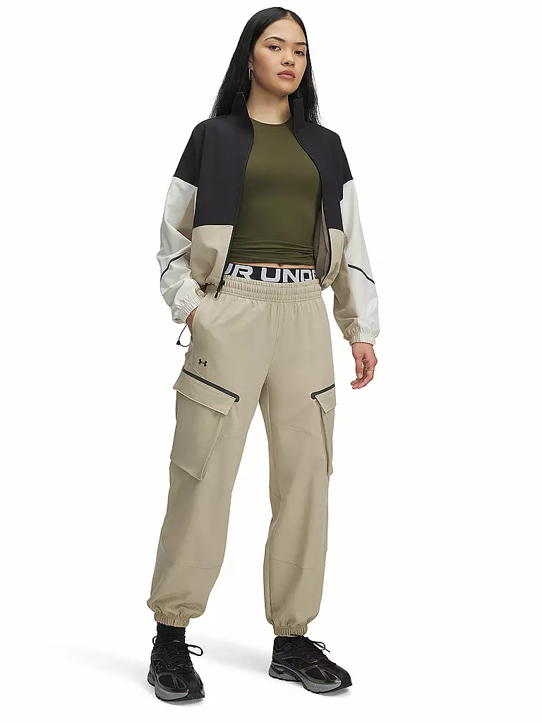 UNDER ARMOUR | Jogginghose UA Unstoppable Cargo pour femme | Camel