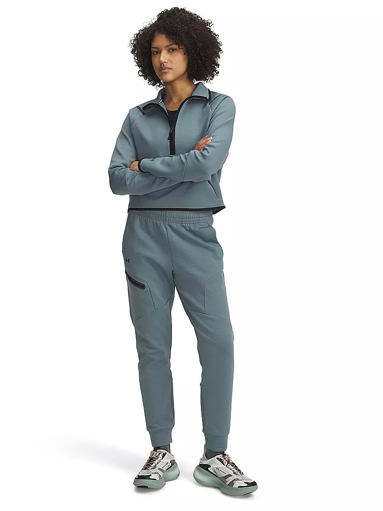 UNDER ARMOUR | Jogginghose UA Unstoppable Fleece pour femme | Pétrole