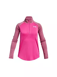 UNDER ARMOUR | Mädchen Fitness Zipshirt UA Tech™ Graphic ½ Zip | Rose vif